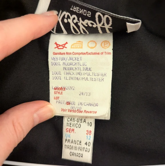 NEED GONE- Vintage Ribkoff Jacket - Picture 7 of 9